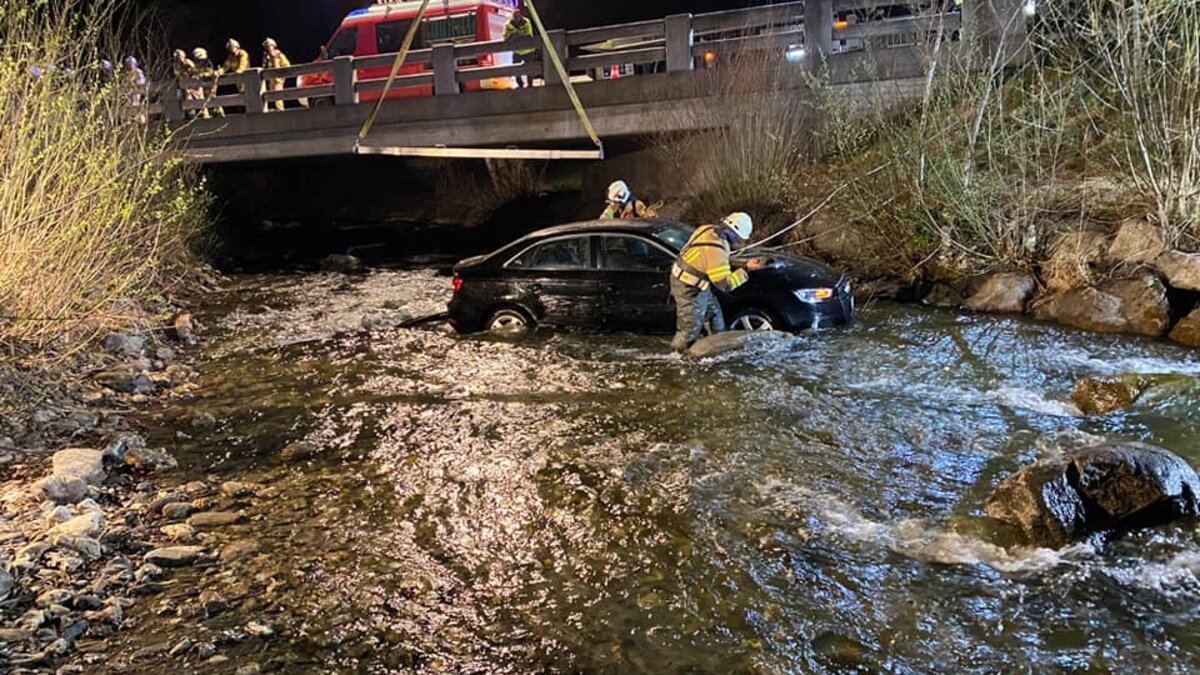 Fahrzeug in Faggenbach gestürzt