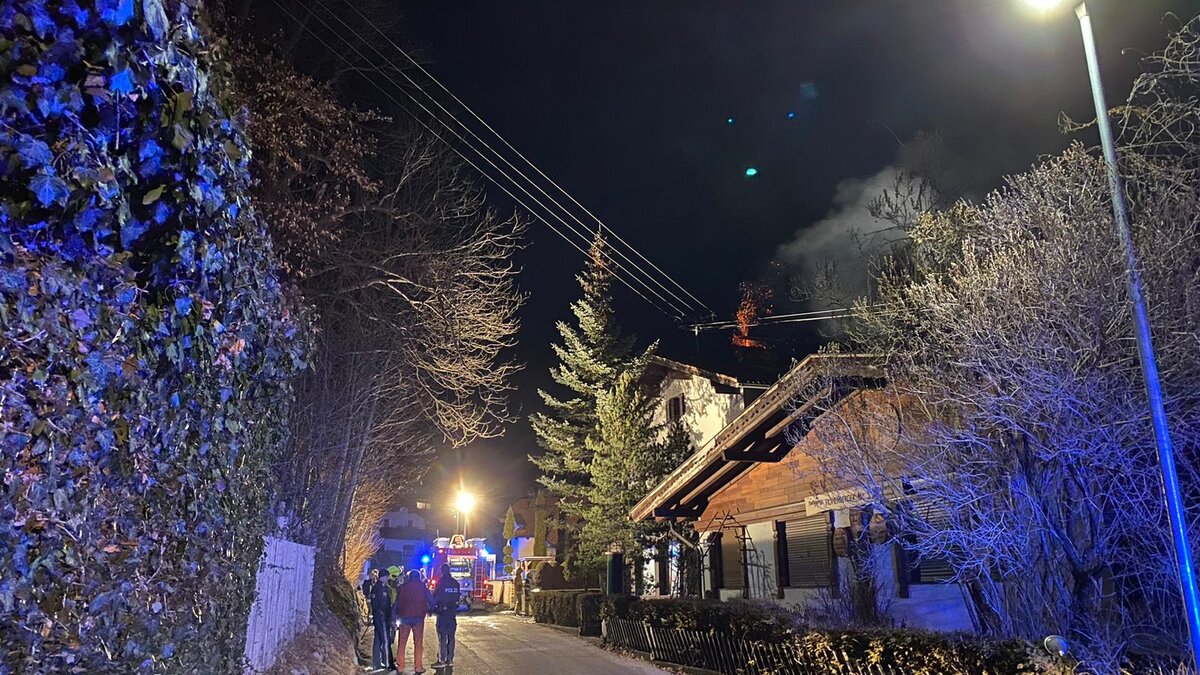 Kaminbrand in Prutz