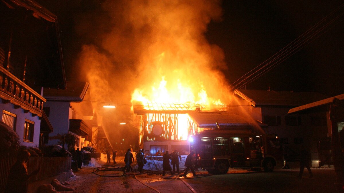 Brand Wirtschaftsgebäude