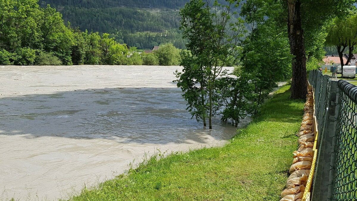 Hochwasser am Inn