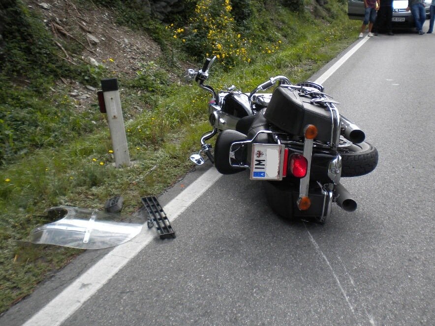 Tödlicher Motorradunfall auf der B180 Höhe Pontlatz