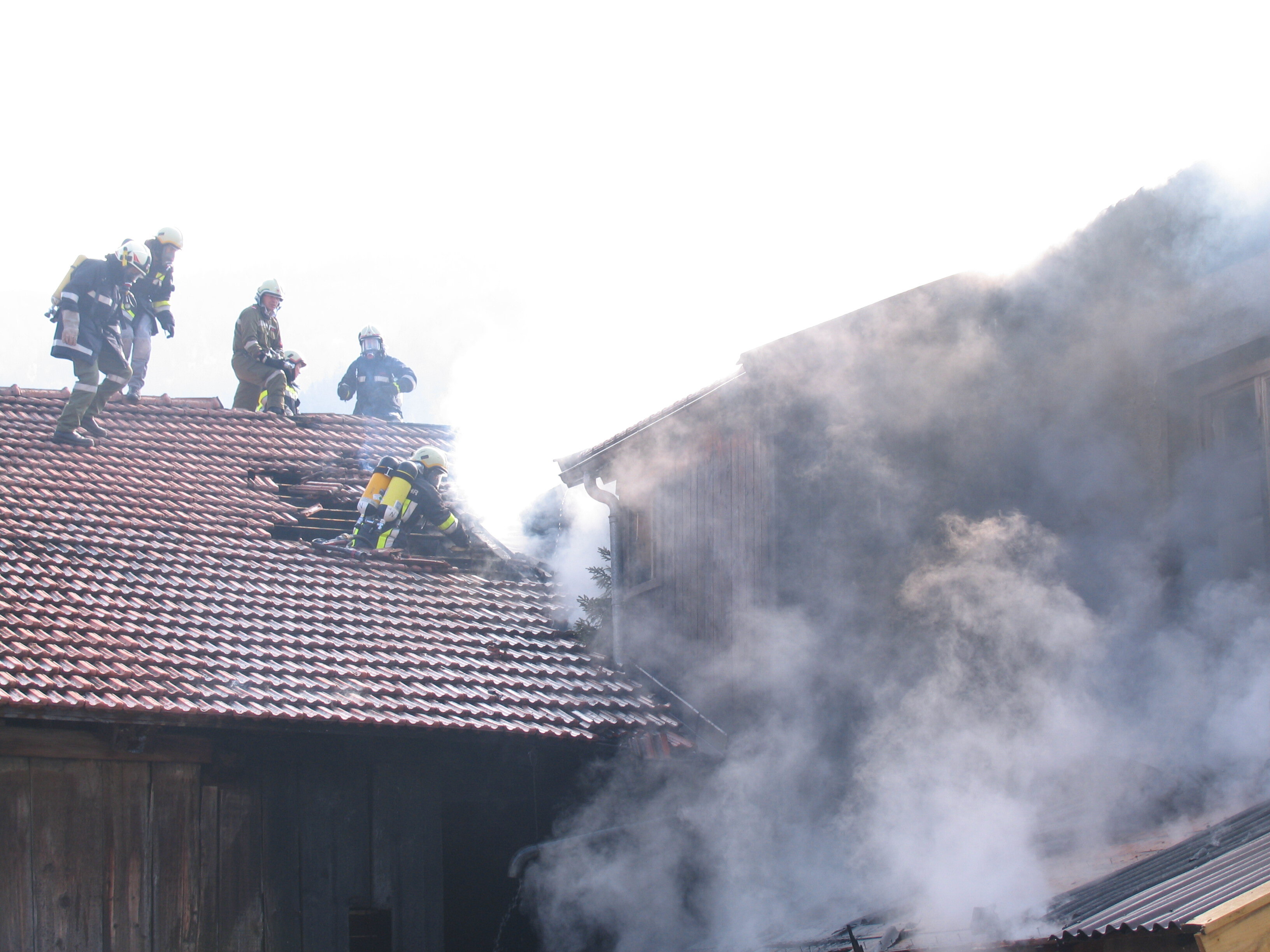 Brand im Prutzer Ortszentrum