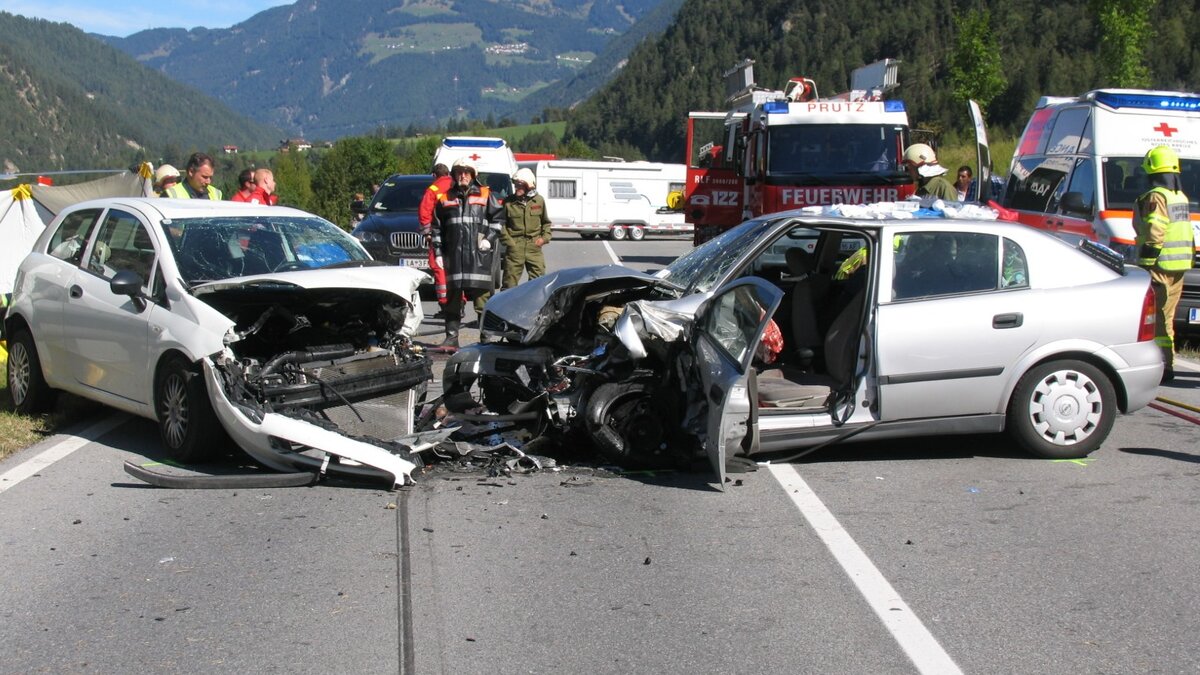 Verkehrsunfall in Tösens