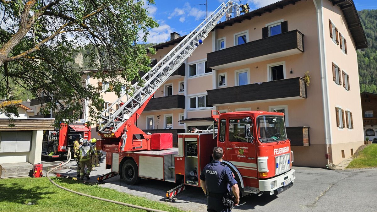Zimmerbrand in Ried