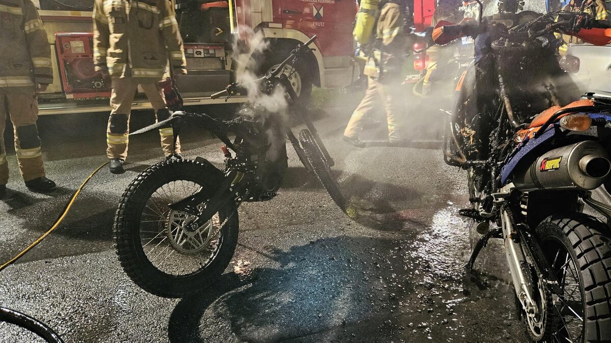 Garagenbrand in Faggen