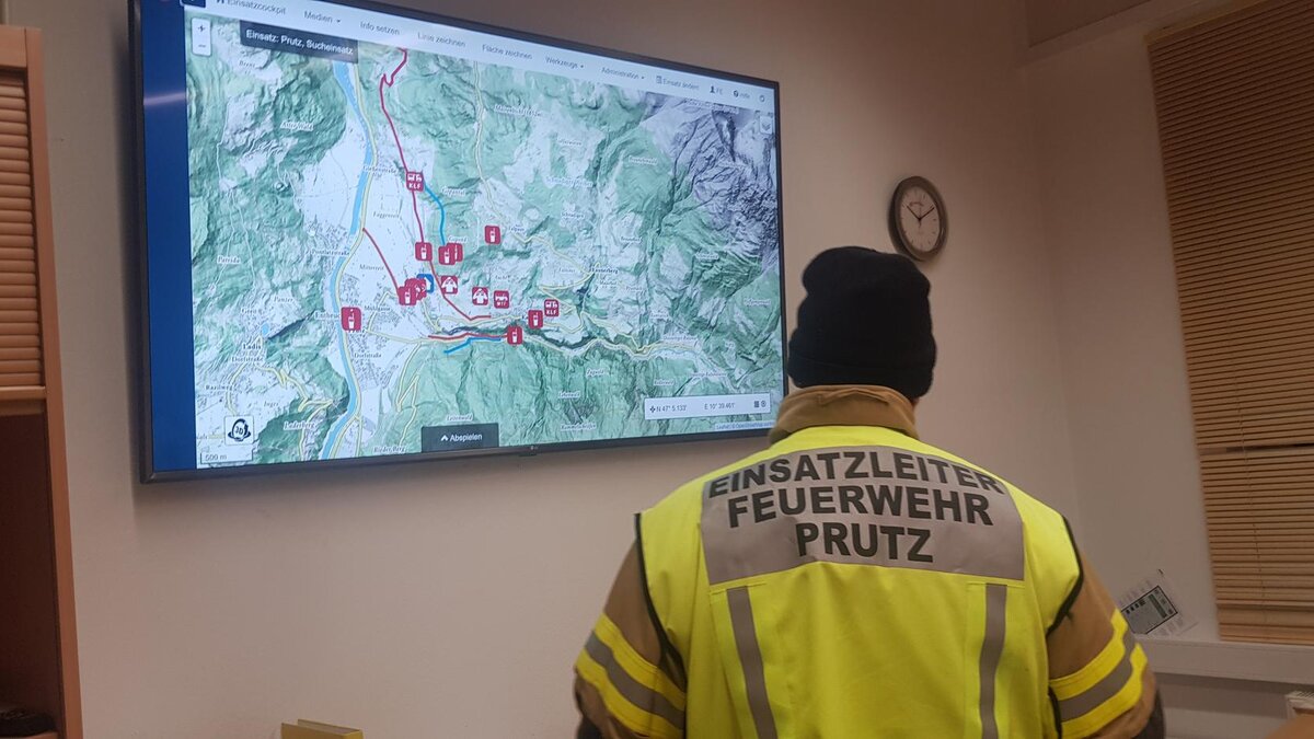 Sucheinsatz in Prutz und Faggen