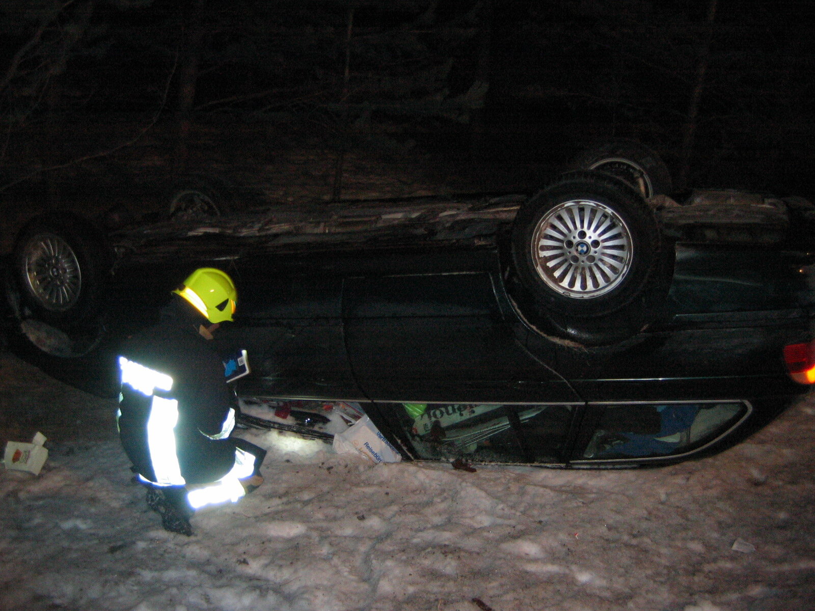 Verkehrsunfall auf der B 180 südlich von Ried