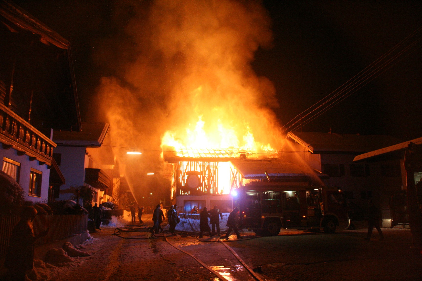 Brand Wirtschaftsgebäude