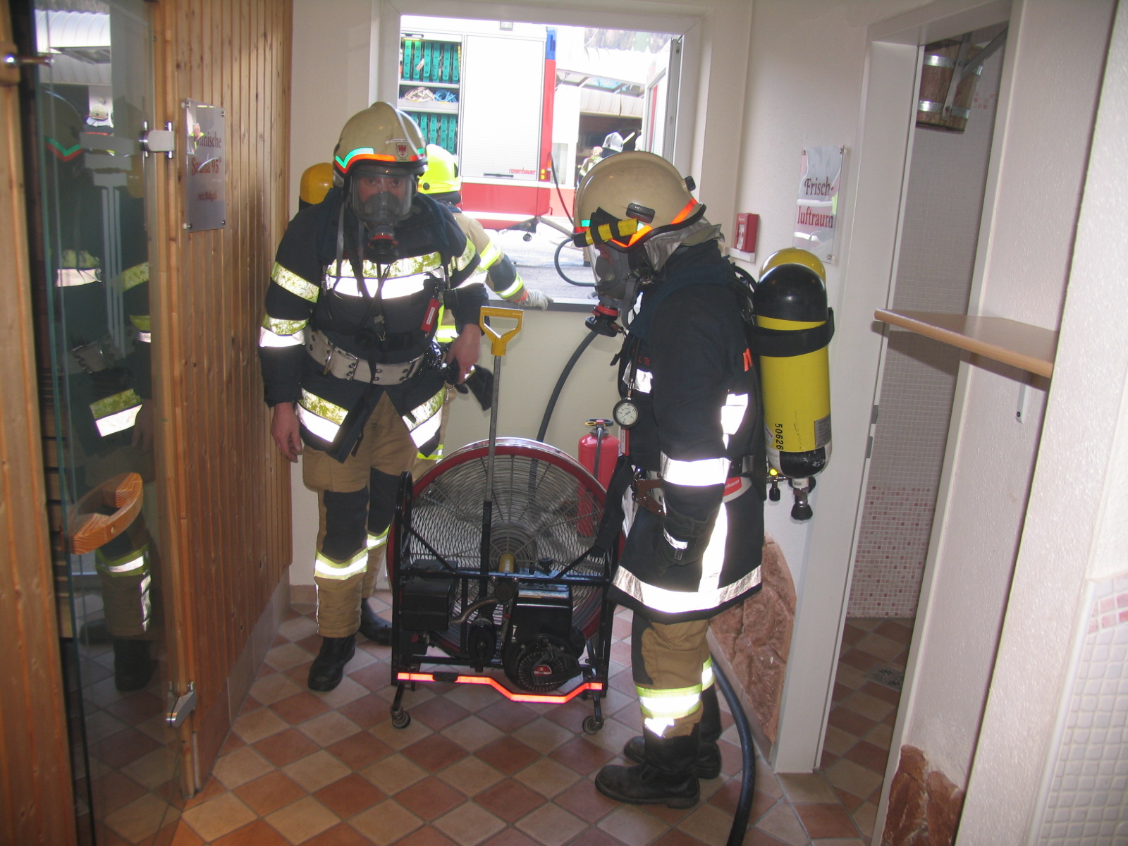 Kleinbrand im Hotel Post