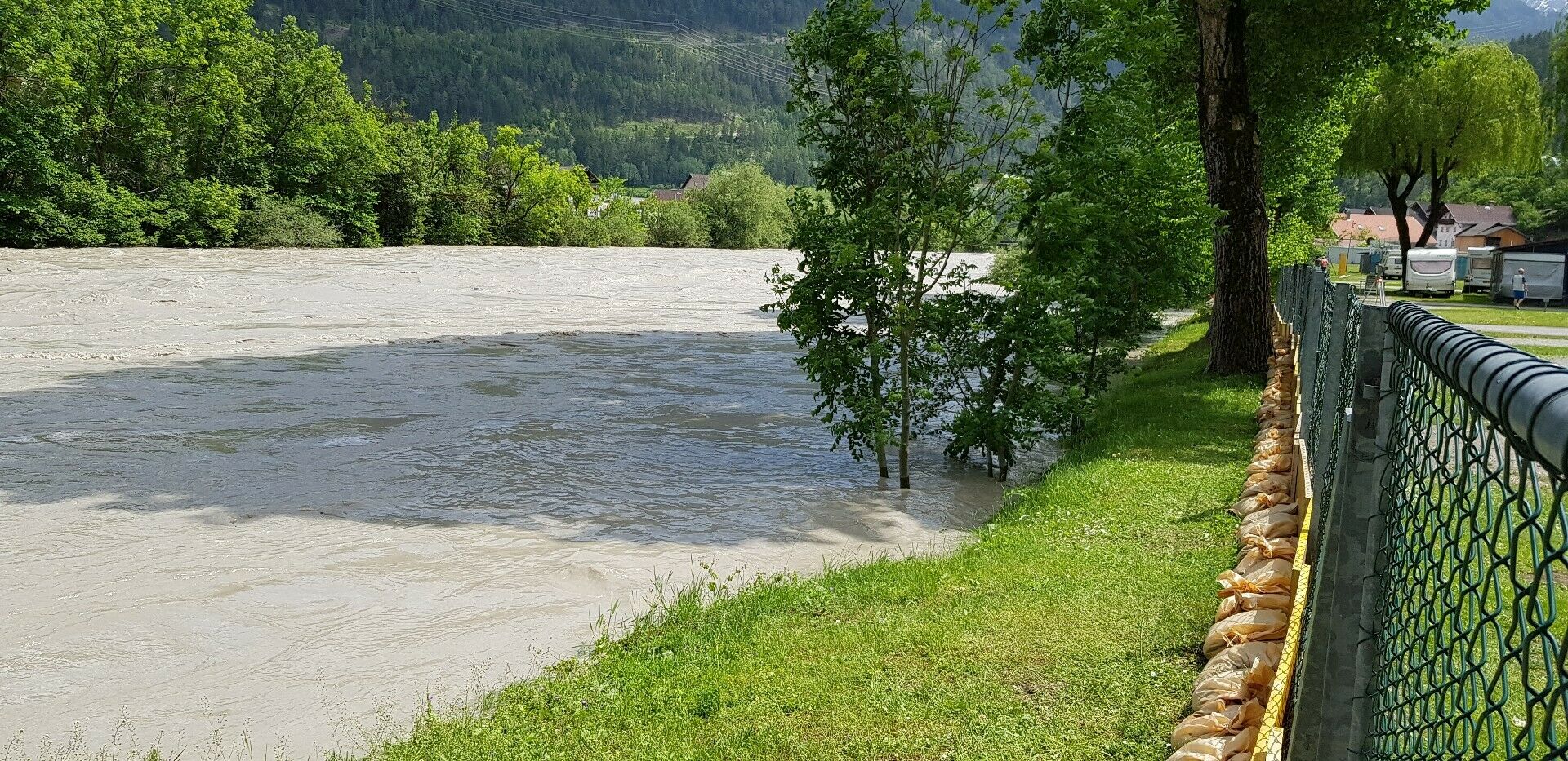 Hochwasser am Inn