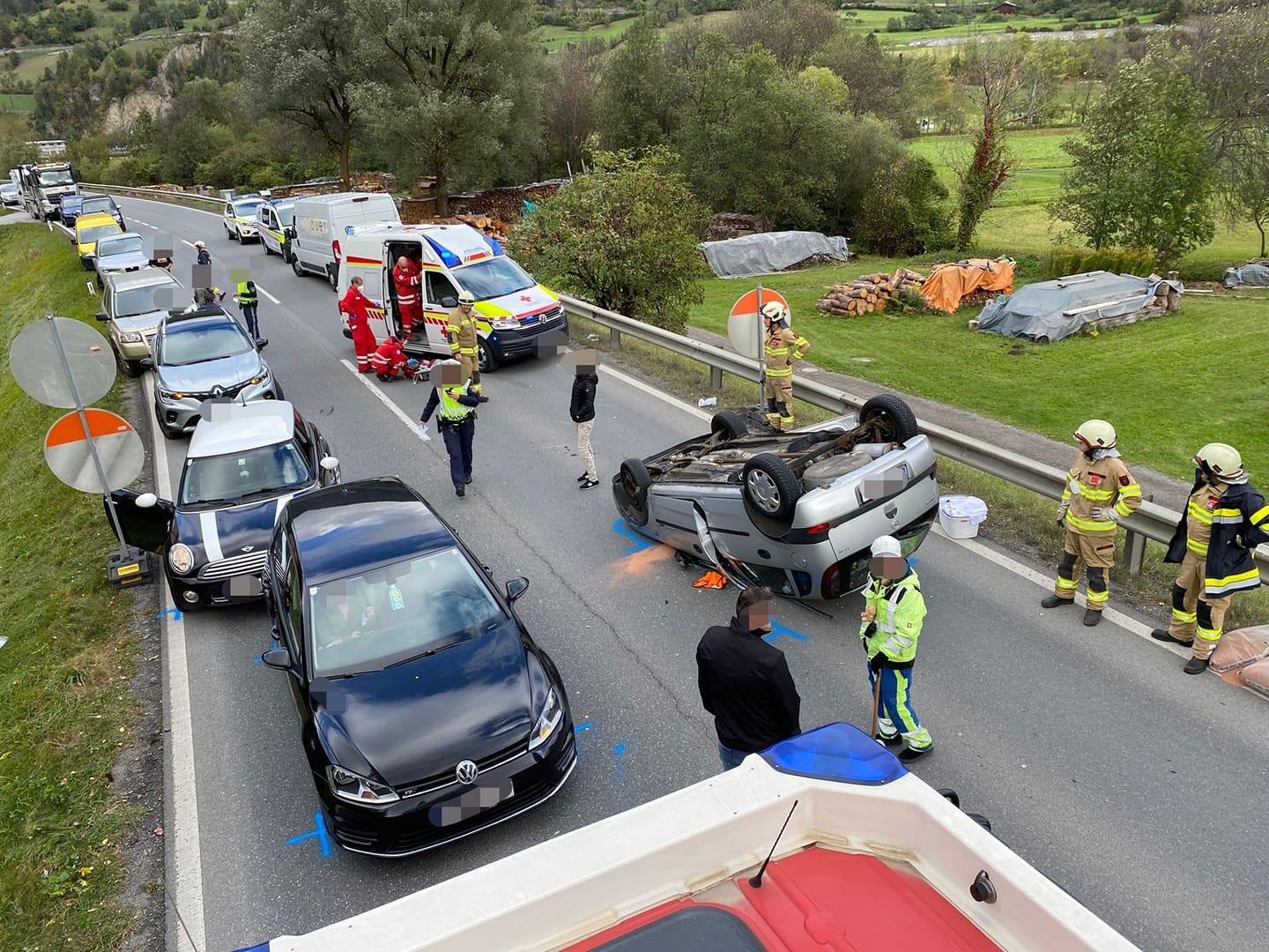 Verkehrsunfälle in Fließ und Prutz