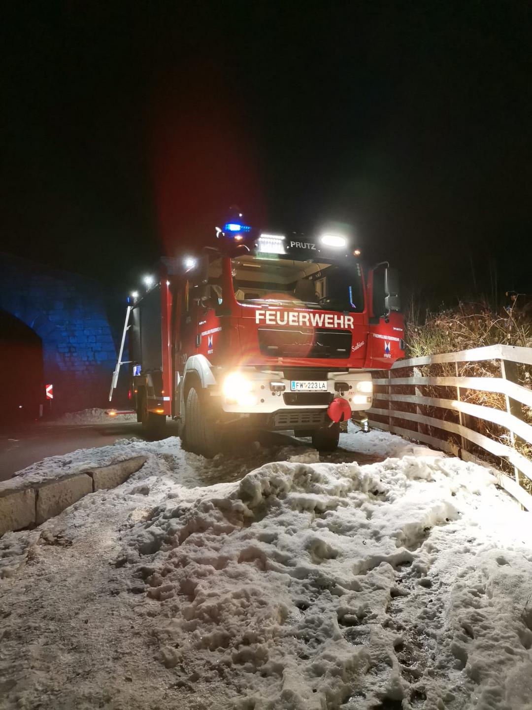 Sucheinsatz in Prutz