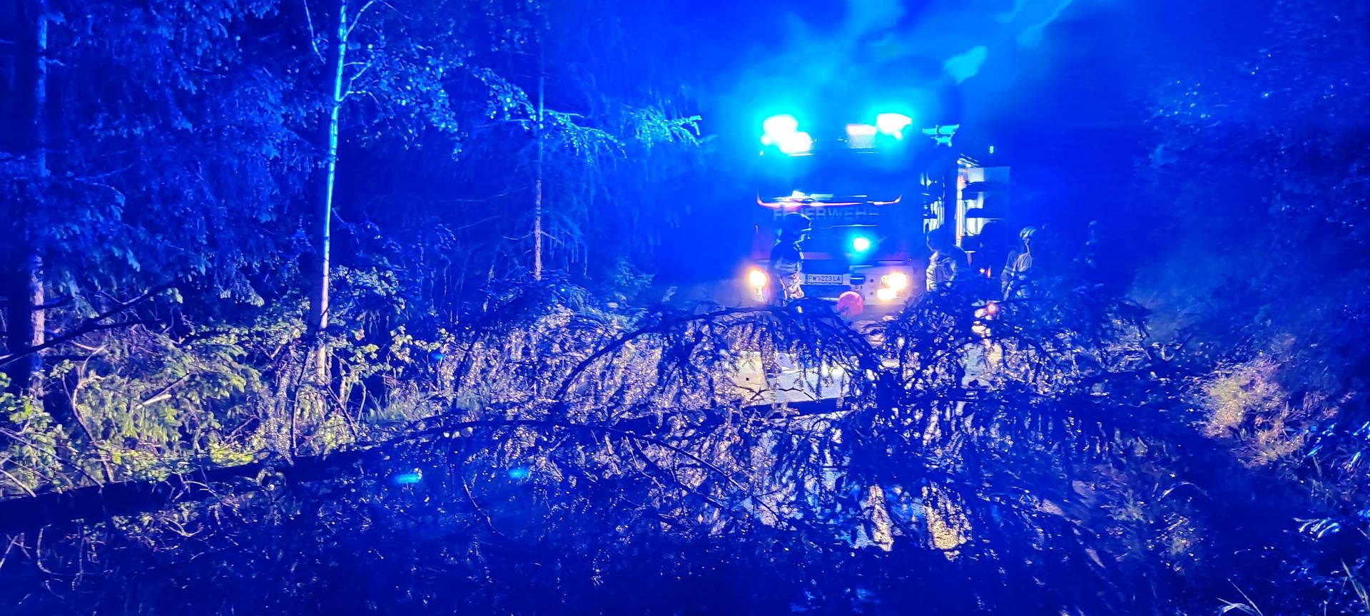 Einsatz nach Unwetter