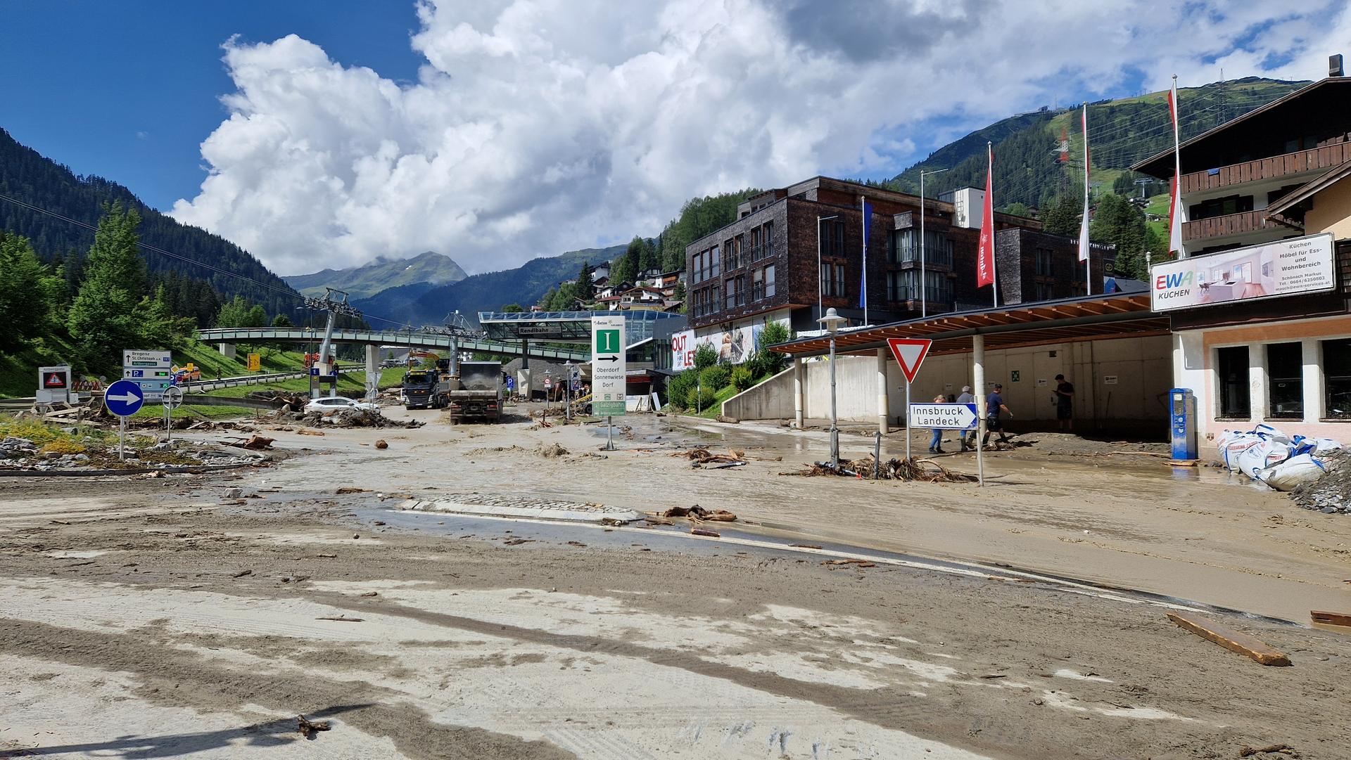 Unterstützungseinsatz in St. Anton