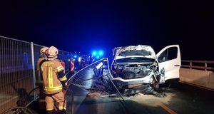 Verkehrsunfall auf der B 180 bei Prutz