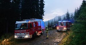 Gemeldeter Waldbrand im Bereich Wiesele